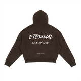 ETERNAL LOVE OF GOD - Fleece Zip-Up Boxy Hoodie
