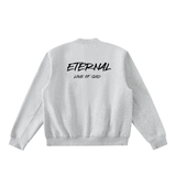 ETERNAL LOVE OF GOD - Essential Zip-Up Fleeced Varsity Jacket