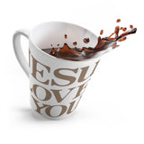 JESUS LOVES YOU - Latte Mug