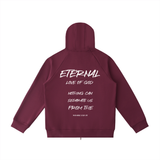 ETERNAL LOVE OF GOD - Heavyweight Raglan Sleeve Zip Hoodie