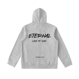 ETERNAL LOVE OF GOD - Essential Heavyweight High Neck  Zip-Up Hoodie