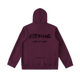 ETERNAL LOVE OF GOD - Essential Heavyweight High Neck  Zip-Up Hoodie