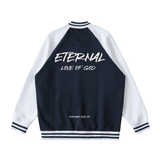 ETERNAL LOVE OF GOD - Two Tone Raglan Sleeve Varsity Jacket