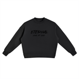 ETERNAL LOVE OF GOD - Fleece Side Slit Crewneck Sweatshirt