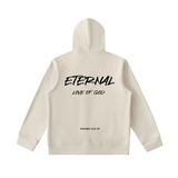 ETERNAL LOVE OF GOD - Essential Heavyweight High Neck  Zip-Up Hoodie