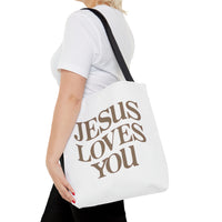 JESUS LOVES YOU - AOP Tote Bag