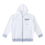 ETERNAL LOVE OF GOD - Striped Trim Zip-Up Hoodie