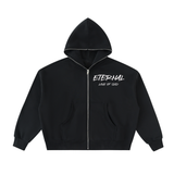 ETERNAL LOVE OF GOD - Fleeced Full-Zip Boxy Hoodie