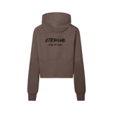 ETERNAL LOVE OF GOD - Cropped Half-Zip Hoodie
