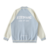 ETERNAL LOVE OF GOD - Two Tone Raglan Sleeve Varsity Jacket