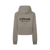 ETERNAL LOVE OF GOD - Cropped Zip-Through Hoodie
