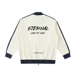 ETERNAL LOVE OF GOD - Contrast Trim Stand Collar Jacket
