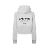 ETERNAL LOVE OF GOD - Cropped Zip-Through Hoodie