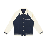 JESUS is My. . .Contrast Raglan Sleeve Baseball Jacket