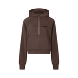 ETERNAL LOVE OF GOD - Cropped Half-Zip Hoodie