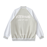 ETERNAL LOVE OF GOD - Two Tone Raglan Sleeve Varsity Jacket