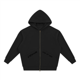 ETERNAL LOVE OF GOD - Dolman Sleeve Zip-Through Fleece  Hoodie