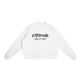 ETERNAL LOVE OF GOD - Essential Fleece Mock-Neck Crew Sweatshirt