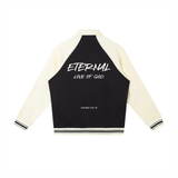 ETERNAL LOVE OF GOD - Contrast Raglan Sleeve Baseball Jacket