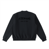 ETERNAL LOVE OF GOD - Essential Zip-Up Fleeced Varsity Jacket