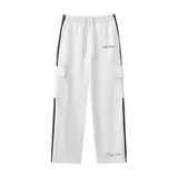 By His Stripes -  Straight-Leg Pants