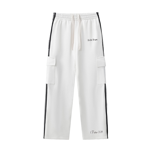 By His Stripes -  Straight-Leg Pants