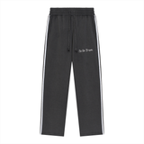 By His Stripes - Snow Washed Contrast Tape Sweatpants