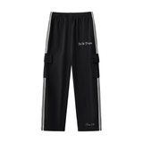 By His Stripes -  Straight-Leg Pants