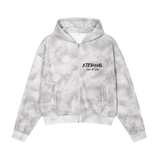 ETERNAL LOVE OF GOD - Dirty Washed Zip-Up Fleece Hoodie