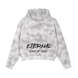ETERNAL LOVE OF GOD - Dirty Washed Zip-Up Fleece Hoodie