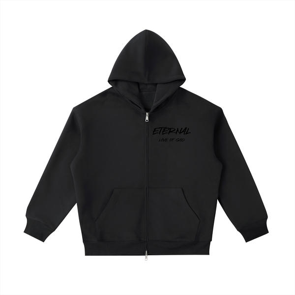 ETERNAL LOVE GOD - Essential Heavyweight Pocket Hoodie