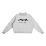 ETERNAL LOVE OF GOD - Essential Fleece Mock-Neck Crew Sweatshirt