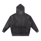 By His Stripes - Sun Fade Contrast Tape Fleece Hoodie