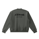 ETERNAL LOVE OF GOD - Essential Zip-Up Fleeced Varsity Jacket