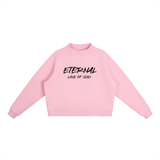 ETERNAL LOVE OF GOD - Essential Fleece Mock-Neck Crew Sweatshirt