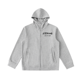ETERNAL LOVE OF GOD - Essential Heavyweight High Neck  Zip-Up Hoodie
