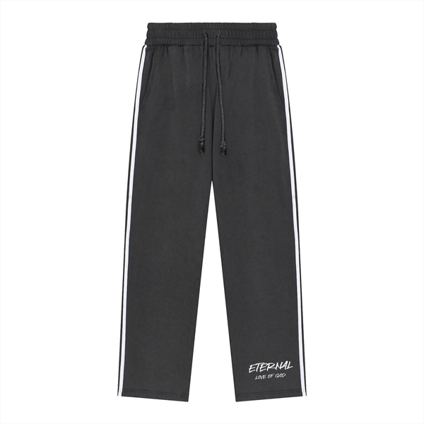 ETERNAL LOVE OF GOD - Snow Washed Contrast Tape Sweatpants
