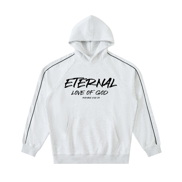 ETERNAL LOVE OF GOD - Contrast Piping Raglan Hoodie