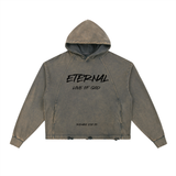 ETERNAL LOVE OF GOD - Vintage Washed Frayed-Hem Hoodie