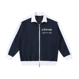 ETERNAL LOVE OF GOD - Contrast Trim Stand Collar Jacket