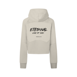 ETERNAL LOVE OF GOD - Cropped Zip-Through Hoodie