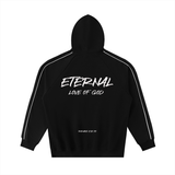 ETERNAL LOVE OF GOD - Contrast Piping Raglan Hoodie