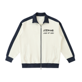 ETERNAL LOVE OF GOD - Contrast Trim Stand Collar Jacket