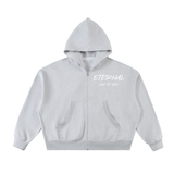 ETERNAL LOVE OF GOD - Fleeced Full-Zip Boxy Hoodie