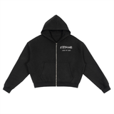 ETERNAL LOVE OF GOD - Fleece Zip-Up Boxy Hoodie