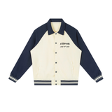 ETERNAL LOVE - Contrast Raglan Sleeve Baseball Jacket