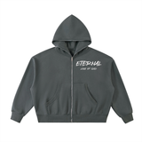 ETERNAL LOVE OF GOD - Fleeced Full-Zip Boxy Hoodie