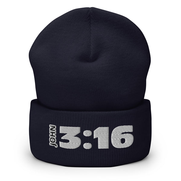 JOHN 3:16 - Cuffed Beanie