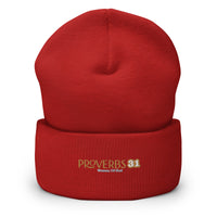 Proverbs 31 - Cuffed Beanie