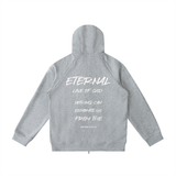 ETERNAL LOVE OF GOD - Heavyweight Raglan Sleeve Zip Hoodie